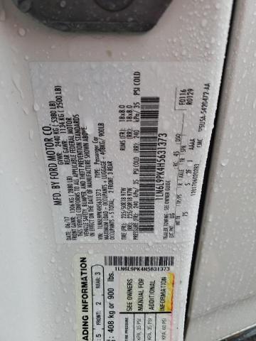 2017 LINCOLN CONTINENTA 1LN6L9PK4H5631373