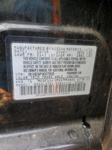 2019 NISSAN SENTRA S - 3N1AB7AP1KY275505