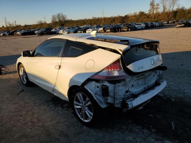 HONDA CR-Z EX 2012 white  hybrid engine JHMZF1D69CS002329 photo #3