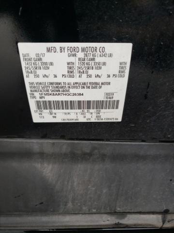 2017 FORD EXPLORER P - 1FM5K8AR7HGC26384