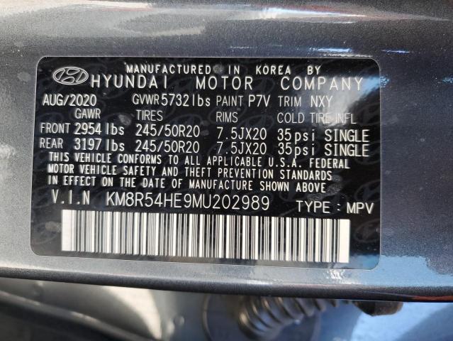 2021 HYUNDAI PALISADE L - KM8R54HE9MU202989