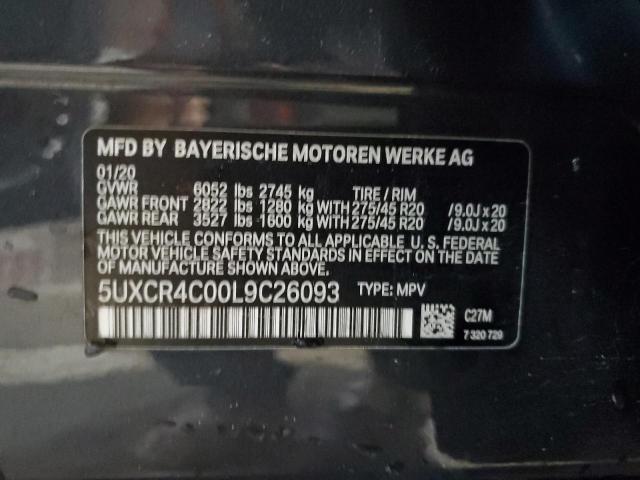 2020 BMW X5 SDRIVE - 5UXCR4C00L9C26093