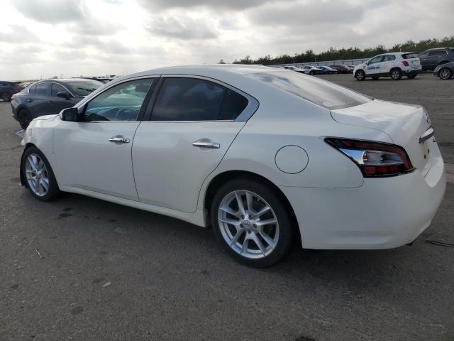 NISSAN MAXIMA S 2014 white  gas 1N4AA5AP1EC462668 photo #3