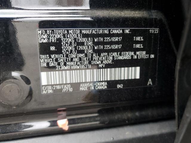 2024 TOYOTA RAV4 XLE - 2T3RWRFV8RW195318