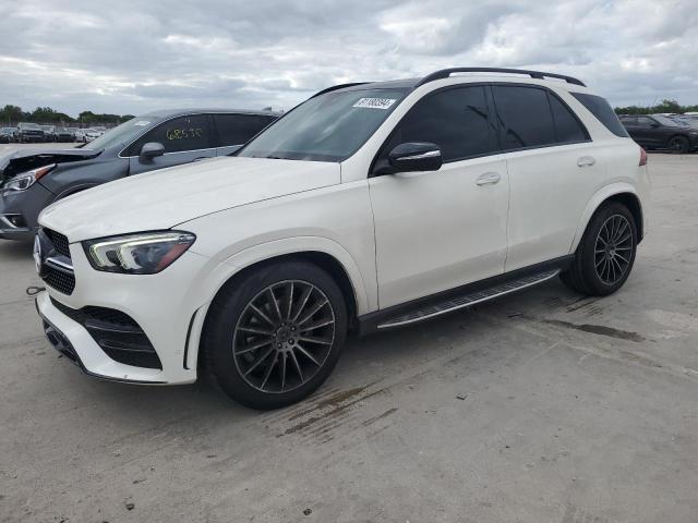 MERCEDES-BENZ GLE 350 2021 white  gas 4JGFB4JBXMA364613 photo #1