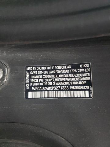 2023 PORSCHE CAYMAN GTS WP0AD2A8XPS271333