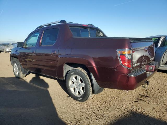 HONDA RIDGELINE 2007 burgundy  gas 2HJYK16557H535431 photo #3