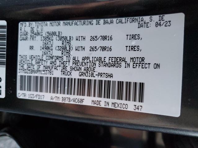 2023 TOYOTA TACOMA DOU - 3TMDZ5BNXPM153781