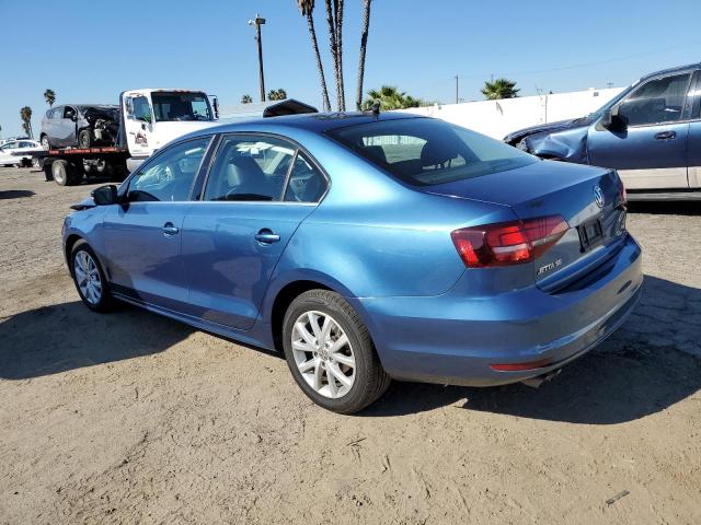 VOLKSWAGEN JETTA SE 2017 blue  gas 3VWDB7AJ0HM308075 photo #3