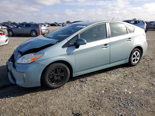 TOYOTA PRIUS 2014 teal  hybrid engine JTDKN3DU6E1804099 photo #1