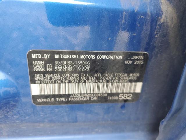 2016 MITSUBISHI LANCER GT - JA32U8FW2GU004530