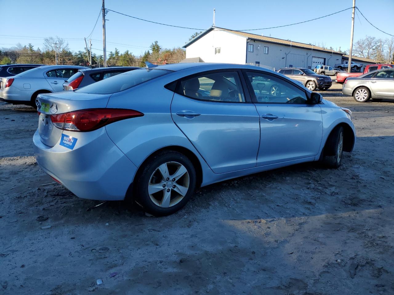 Lot #3025832304 2012 HYUNDAI ELANTRA GL