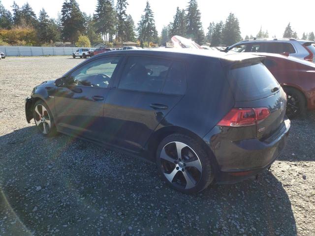 VOLKSWAGEN GTI S/SE 2016 black  gas 3VW547AUXGM030258 photo #3