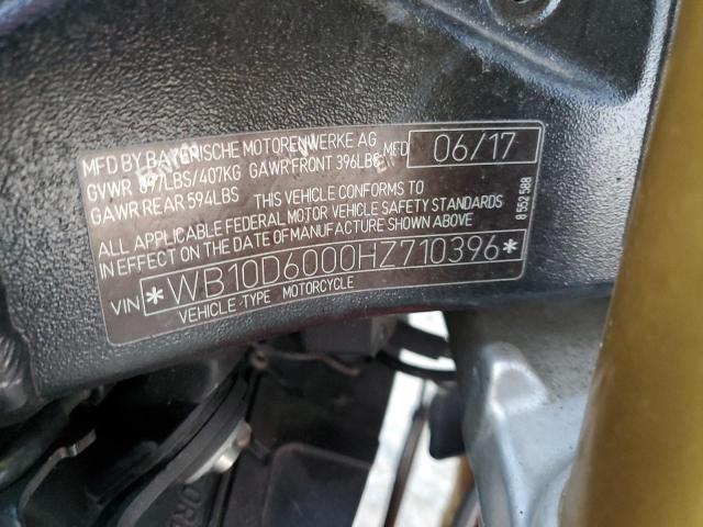 2017 BMW S 1000 RR - WB10D6000HZ710396