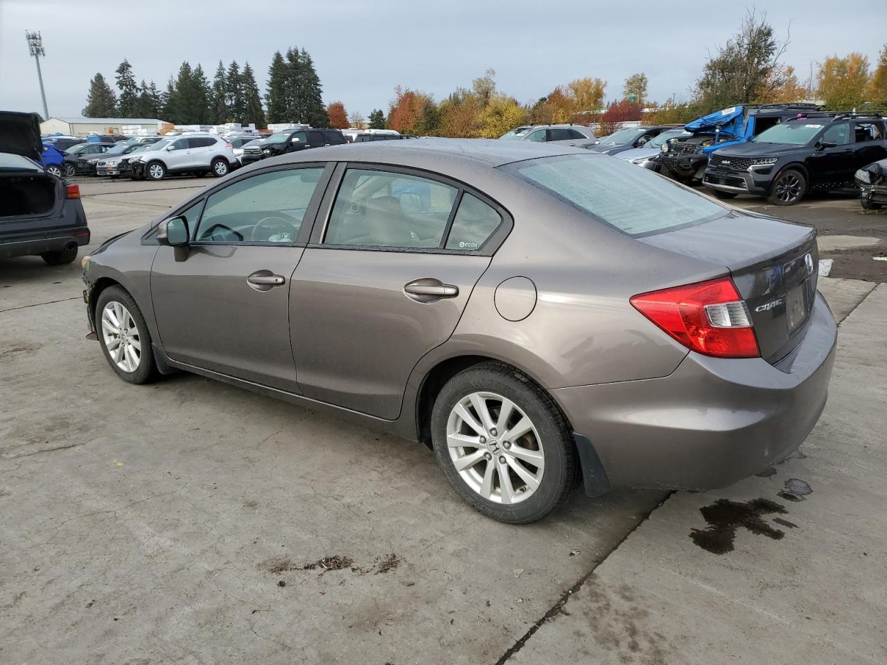 Lot #2977224167 2012 HONDA CIVIC EXL