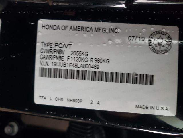 2020 ACURA TLX A-SPEC 19UUB1F48LA800489