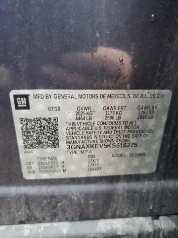 2019 CHEVROLET EQUINOX - 3GNAXKEV5KS516275