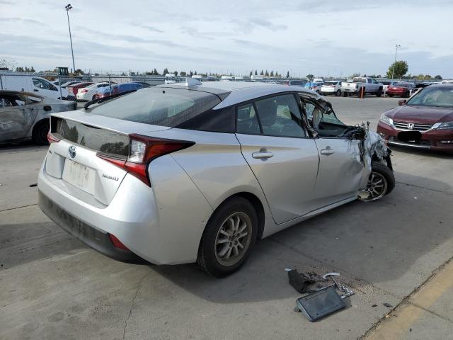 TOYOTA PRIUS L 2020 silver  hybrid engine JTDKARFU2L3114752 photo #4