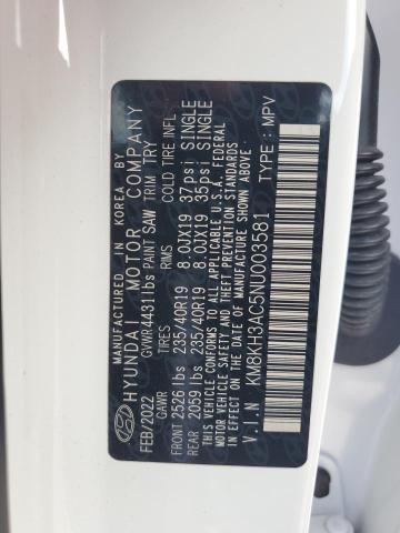 2022 HYUNDAI KONA N BAS KM8KH3AC5NU003581