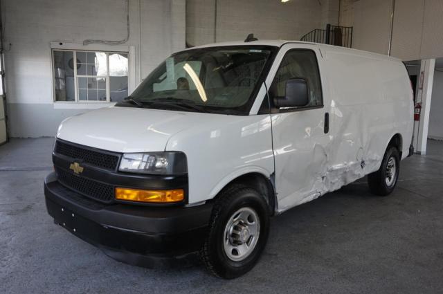 CHEVROLET EXPRESS G2 2020 white  flexible fuel 1GCWGAFG5L1252745 photo #3