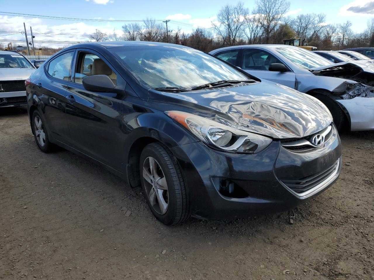 Lot #2993284855 2013 HYUNDAI ELANTRA GL