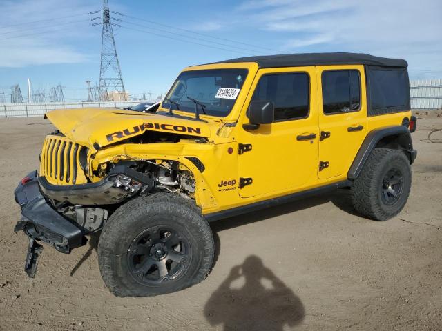 JEEP WRANGLER U 2021 yellow  gas 1C4HJXFN5MW670836 photo #1