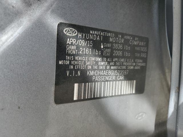 2016 HYUNDAI ELANTRA SE - KMHDH4AE8GU523597