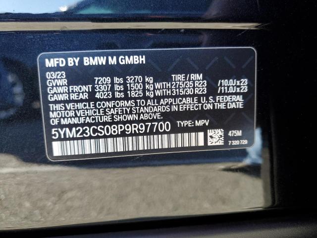 2023 BMW XM 5YM23CS08P9R97700