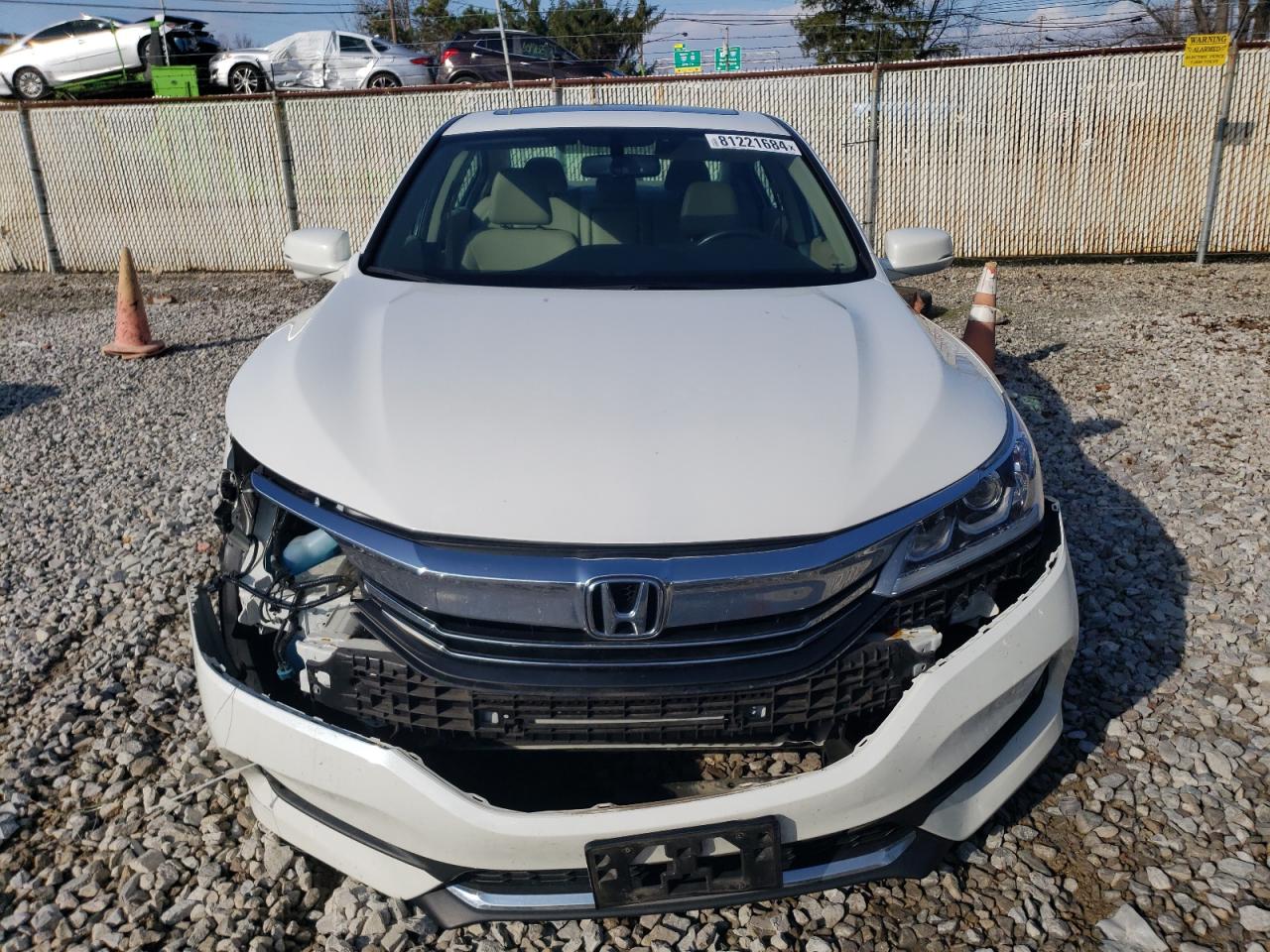 Lot #2991692050 2017 HONDA ACCORD EXL