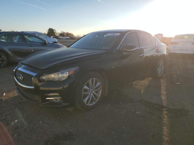 INFINITI Q50 BASE 2014 black  gas JN1BV7AR5EM695854 photo #1