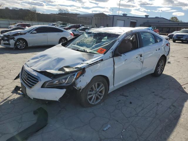 HYUNDAI SONATA SE 2015 white sedan 4d gas 5NPE24AF5FH015874 photo #1