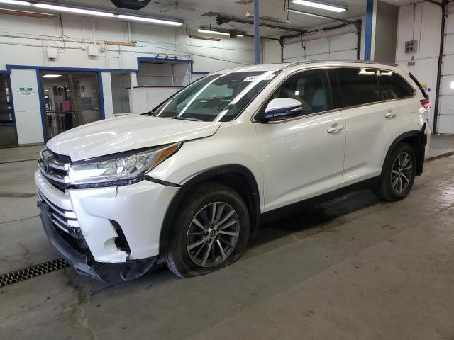 TOYOTA HIGHLANDER 2019 white  gas 5TDJZRFH8KS919840 photo #1