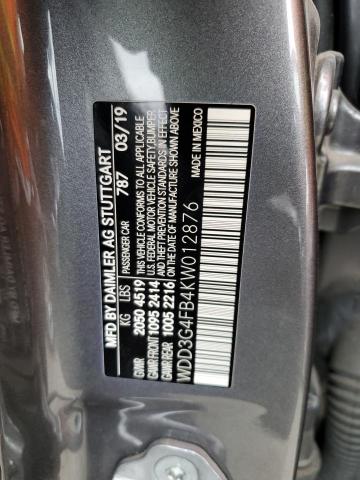 2019 MERCEDES-BENZ A 220 4MAT - WDD3G4FB4KW012876