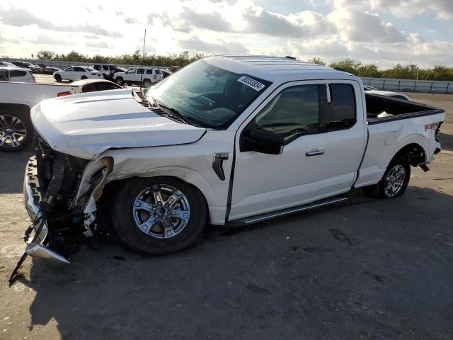 FORD F150 SUPER 2021 white  gas 1FTFX1E83MKE43473 photo #1