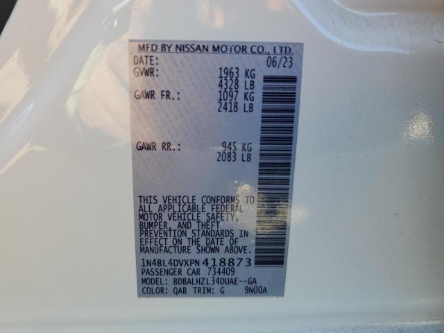 2023 NISSAN ALTIMA SV - 1N4BL4DVXPN418873