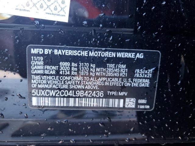 VIN 5UXCW2C04L9B42436 2020 BMW X7 no.14