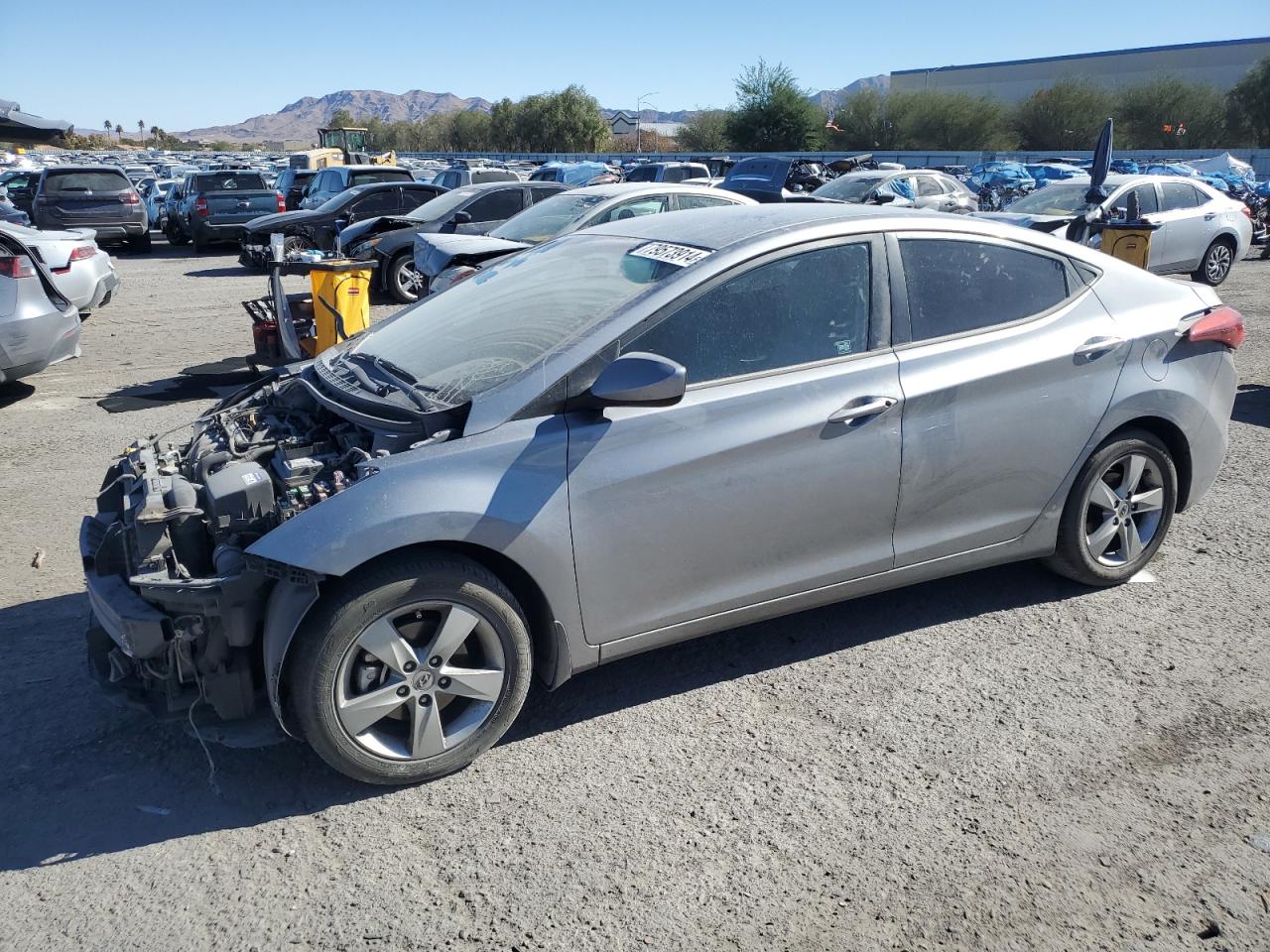 Lot #2996591557 2013 HYUNDAI ELANTRA GL