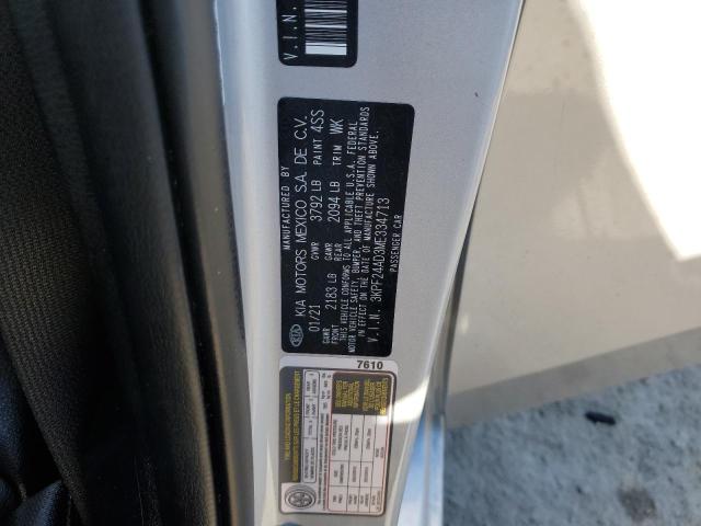 2021 KIA FORTE FE - 3KPF24AD3ME334713