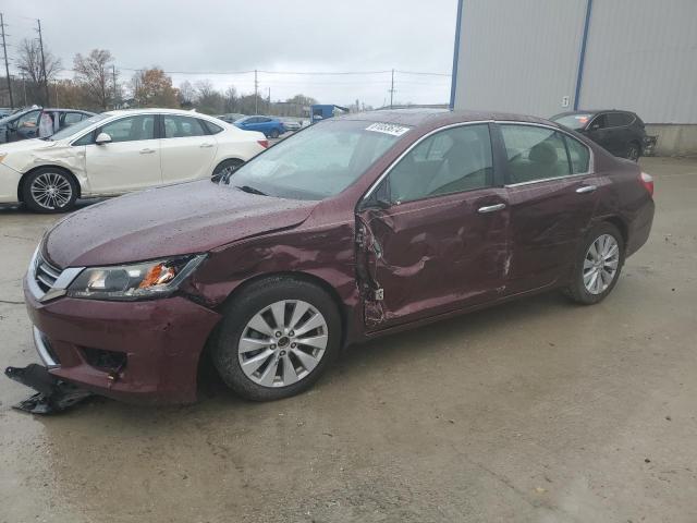 HONDA ACCORD EX 2013 burgundy  gas 1HGCR2F73DA150544 photo #1