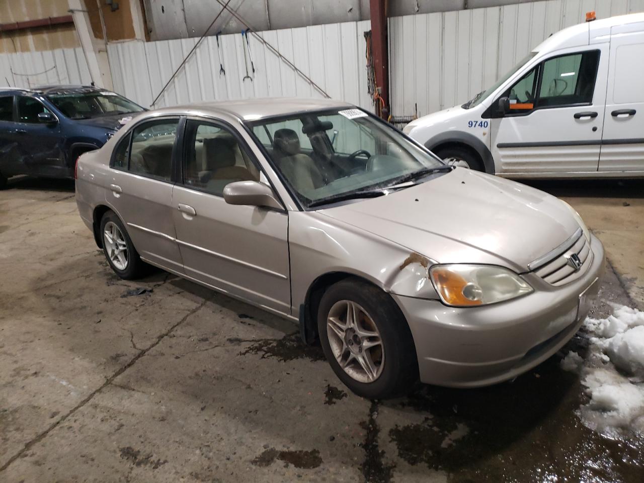 Lot #2970181271 2002 HONDA CIVIC LX