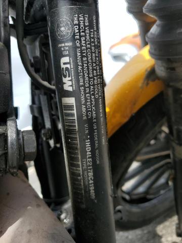 2011 HARLEY-DAVIDSON XL883 N 1HD4LE217BC419409