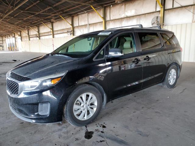 KIA SEDONA LX 2018 black  gas KNDMB5C13J6367633 photo #1