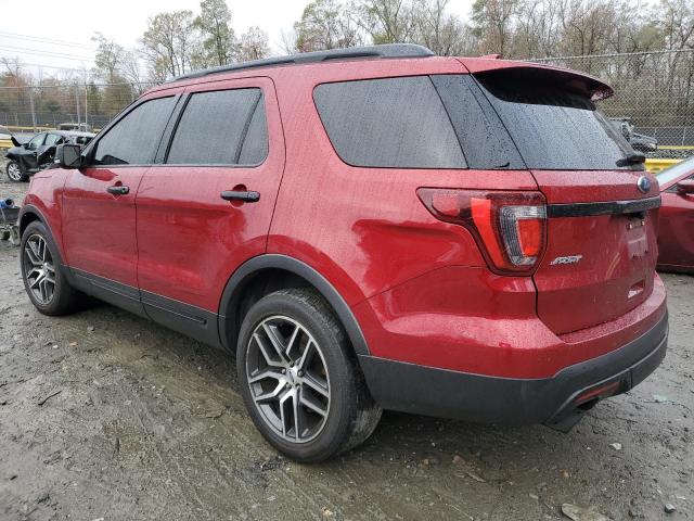 Vin: 1fm5k8gt8ggb02612, lot: 80525404, ford explorer sport 20162
