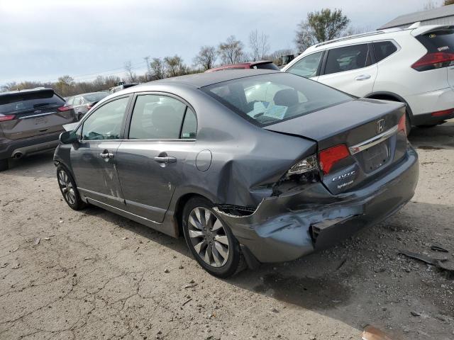HONDA CIVIC EX 2009 gray sedan 4d gas 1HGFA16879L006448 photo #3