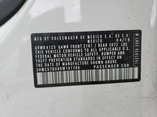 2019 VOLKSWAGEN JETTA S - 3VWC57BU6KM181786
