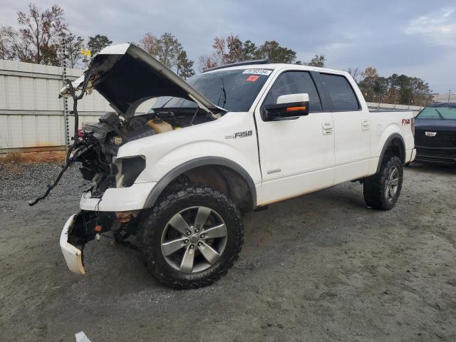 FORD F150 SUPER 2013 white  gas 1FTFW1ET4DKG02072 photo #1