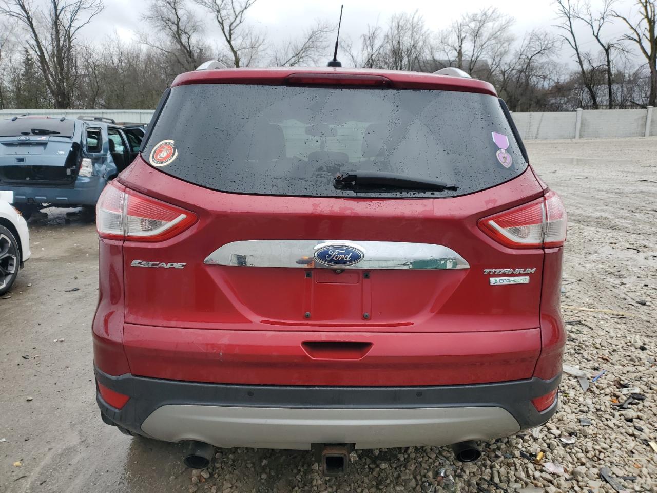 Lot #3025218608 2014 FORD ESCAPE TIT