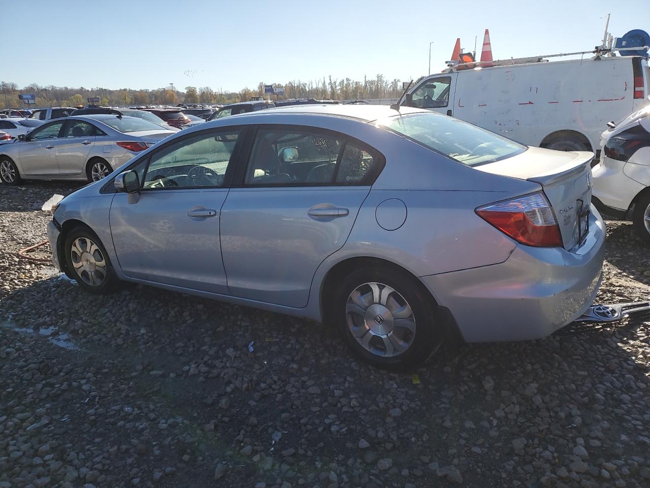 Lot #3024717616 2012 HONDA CIVIC HYBR