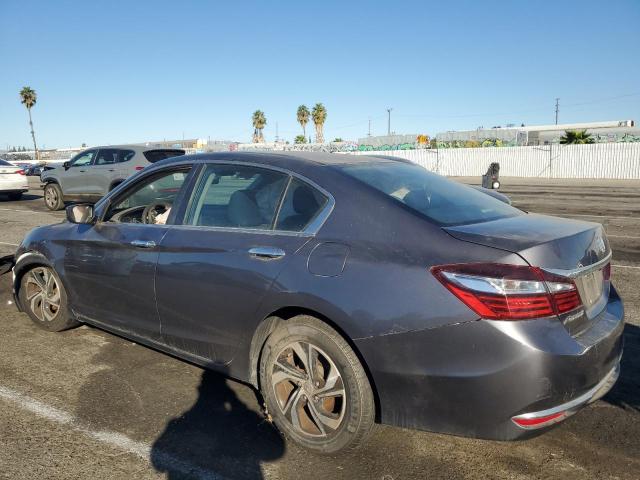 HONDA ACCORD LX 2016 gray sedan 4d gas 1HGCR2F39GA194632 photo #3