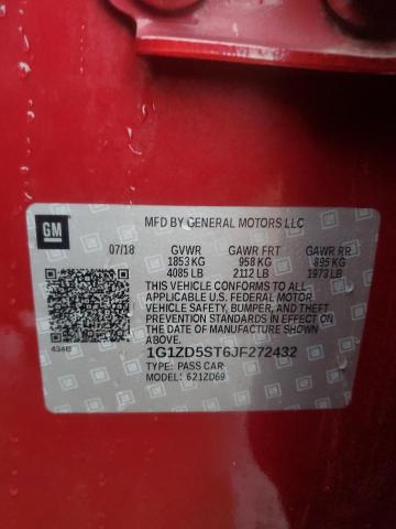 2018 CHEVROLET MALIBU LT - 1G1ZD5ST6JF272432